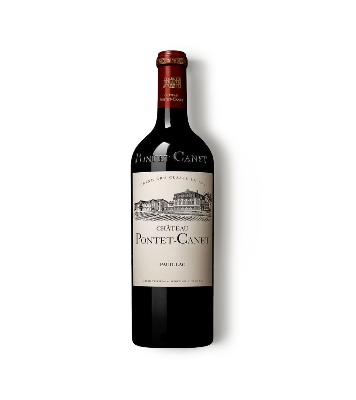 Château Pontet-Canet 2012 Pauillac biodynamic Grand Cru Classé Bordeaux red wine bottle